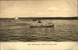 Lake Washington, Seattle's Famous Lake Postcard