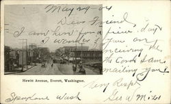 Hewitt Avenue Everett, WA Postcard Postcard Postcard