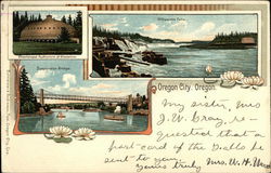 Landmarks of Oregon City Postcard Postcard Postcard