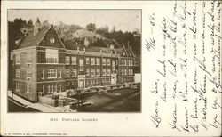 Portland Academy Oregon Postcard Postcard Postcard