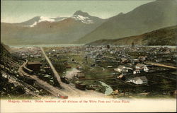 Ocean Terminus of Rail Division of the White Pass and Yukon Route Skagway, AK Postcard Postcard Postcard