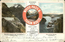 Scenes Along the White Pass & Yukon Route Postcard