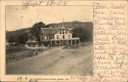 Dr. Burke's Sanitarium Postcard