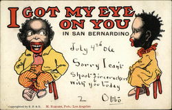 I Got My Eye On You In San Bernadino Postcard