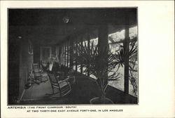 Artemisia (The Front Corridor - South) Los Angeles, CA Postcard Postcard Postcard