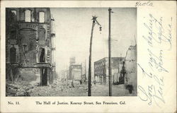 The Hall of Justice, Kearny Street San Francisco, CA Postcard Postcard Postcard