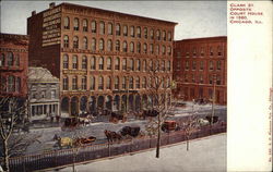 Clark Street Opposite Court House Postcard