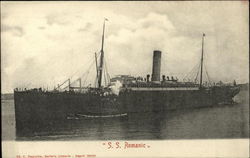 S. S. Romanic Postcard