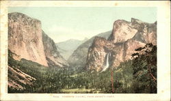 Yosemite Valley from Artist's Point Yosemite National Park Postcard Postcard Postcard