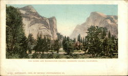 The Domes and Washington Column Yosemite National Park Postcard Postcard Postcard