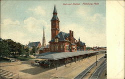 Railroad Station Postcard