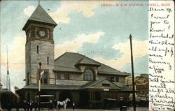 Lowell B. & M. Station Massachusetts Postcard Postcard Postcard