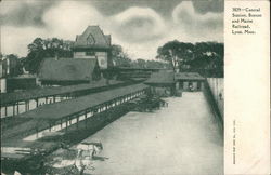 Central Station, Boston and Maine Railroad Postcard