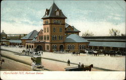 Railroad Station Postcard