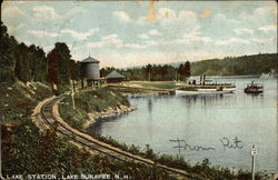 Lake Station Lake Sunapee, NH Postcard Postcard Postcard