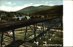 Boston & Maine Bridge Gorham, NH Postcard Postcard Postcard