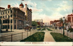 Upper Broadway Postcard