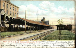 N.Y.C.R.R. Station Postcard