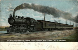 The New York Central's "Empire State Express" Postcard