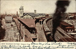 New Railroad Station Bridgeport, CT Postcard Postcard Postcard