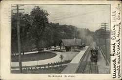 Scarsdale Station Postcard