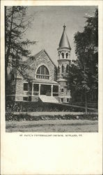 St. Paul's Universalist Church Rutland, VT Postcard Postcard Postcard