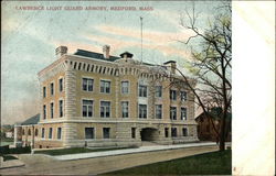 Lawrence Light Guard Armory Medford, MA Postcard Postcard Postcard