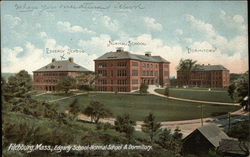 Edgarly School - Normal School & Dormitory Postcard