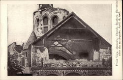 Front View Memorial Church, Stanford University, After the Earthquake, April 18, 1906 California Postcard Postcard Postcard