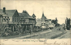 Santa Cruz Ave. Postcard