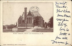 Public Library Tilton, NH Postcard Postcard Postcard