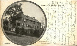 Rudyard Kipling's American Home Brattleboro, VT Postcard Postcard Postcard