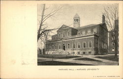 Harvard College - Harvard Hall Postcard