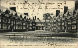 University of Pennsylvania - Triangle Dormitories Philadelphia, PA Postcard Postcard Postcard