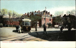 Harvard Square Cambridge, MA Postcard Postcard Postcard