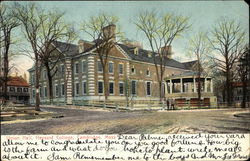 Union Hall, Harvard College Postcard