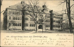 Harvard College - Seaver Hall Postcard