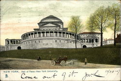 Hall of Fame, New York University Postcard Postcard Postcard