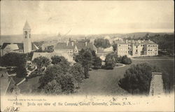 Cornell University - View of Campus Postcard