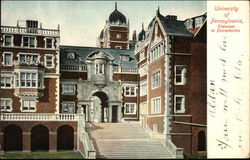 University of Pennsylvania - Entrance to Dormitories Postcard