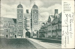 Entrance to Dormitory, University of Pennsylvania Philadelphia, PA Postcard Postcard Postcard