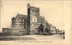 University of Pennsylvania - Library Philadelphia, PA Postcard Postcard Postcard