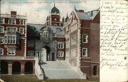 Entrance to Dormitory, University of Pennsylvania Philadelphia, PA Postcard Postcard Postcard