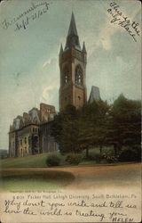 Lehigh University - Packer Hall Bethlehem, PA Postcard Postcard Postcard