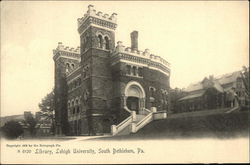 Library at Lehigh University Postcard