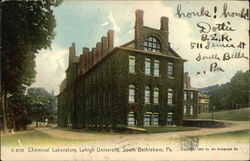 Lehigh University - Chemical Laboratory Bethlehem, PA Postcard Postcard Postcard