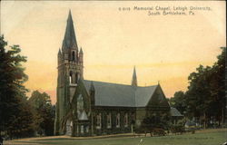 Memorial Chapel, Lehigh University Postcard