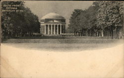 South Front Rotunda, University of VA. Charlottesville, VA Postcard Postcard Postcard