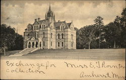 Amherst College - Walker Hall Massachusetts Postcard Postcard Postcard