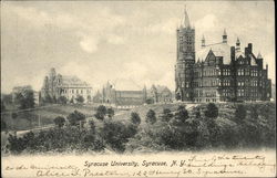 Syracuse University and Grounds New York Postcard Postcard Postcard